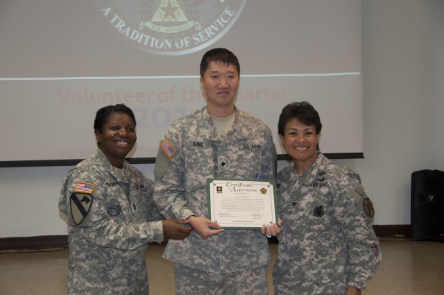 Area II recognizes volunteers, names quarterly winners