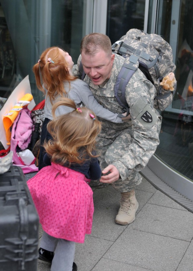 Friends, family welcome home 266 FMSC Soldiers from Kuwait deployment