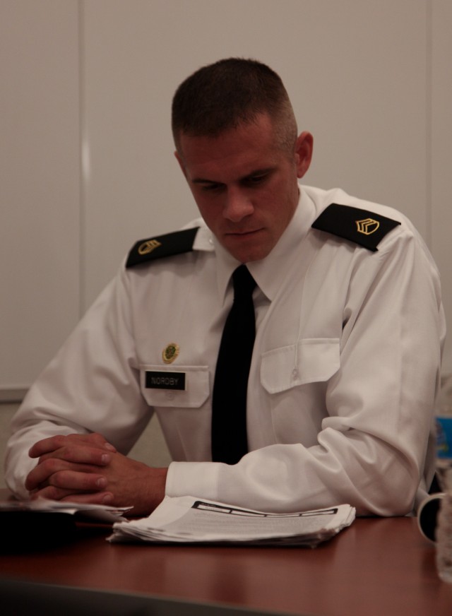 Best Warrior Competition Non-Commissioned Officer board