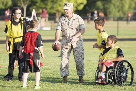 Belvoir youth train with pros at NFL Salute to Play 60 event, Article