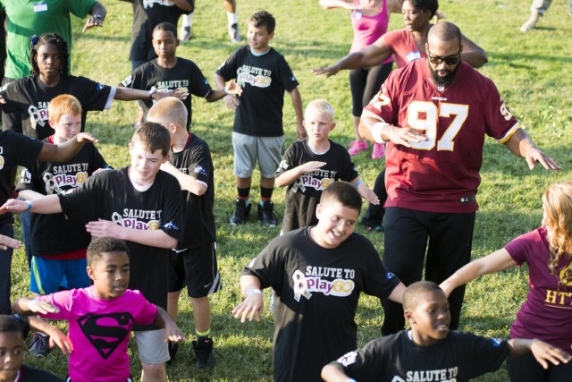 Redskins, kids Play 60 at Belvoir