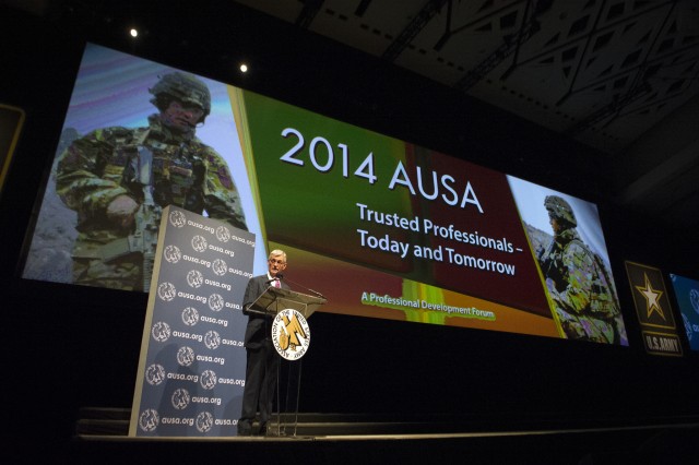 Secretary of the Army delivers AUSA keynote