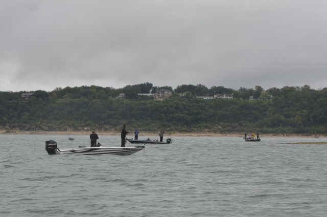 Boaters brave wind and rain during the 9th Annual Fishing for Freedom Tournament