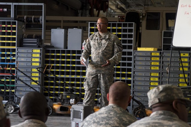 Cav battalion learns safety tips, readies for holiday season