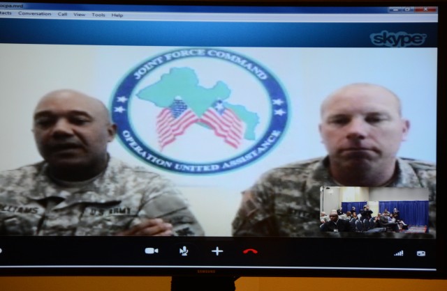 USARAF skype from West Africa