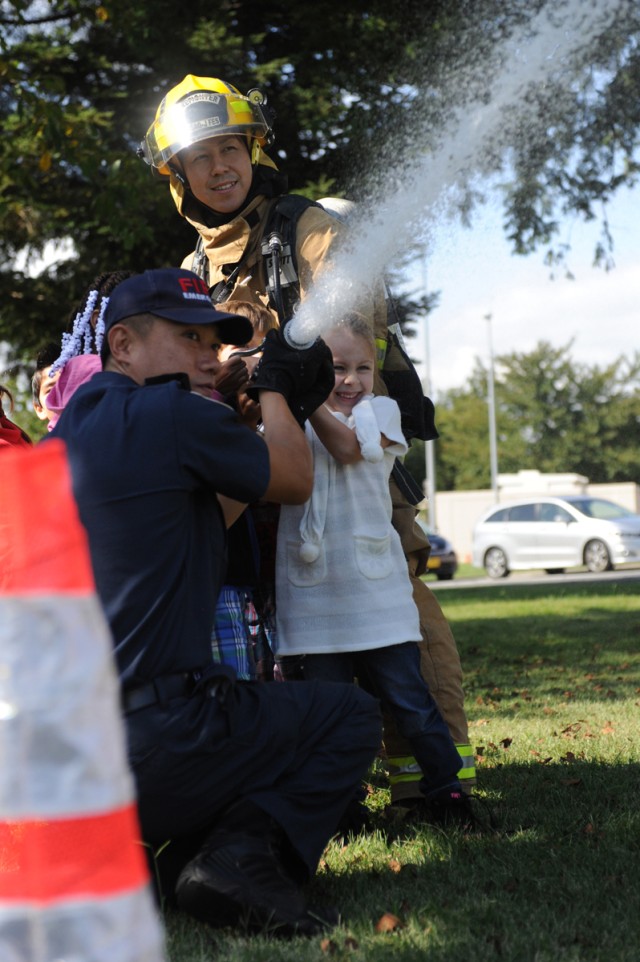 Youth members learn about fire prevention