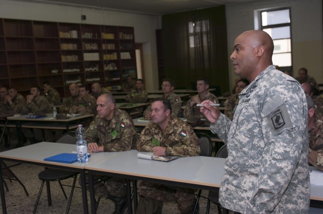 US assists Italian hosts prior to Afghanistan deployment
