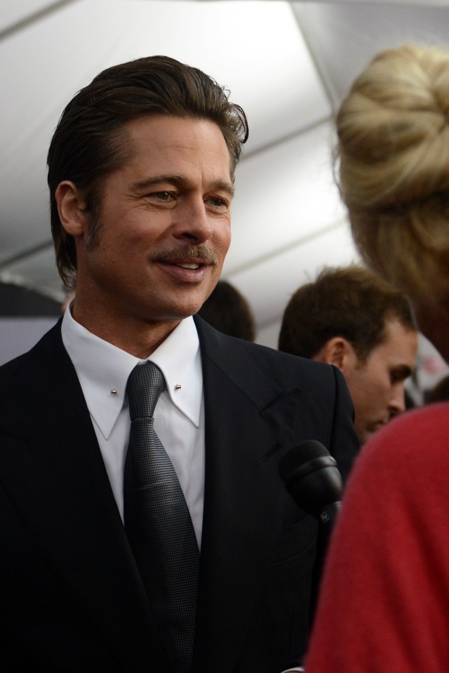 Soldiers, WWII veterans honored at Brad Pitt's movie premiere