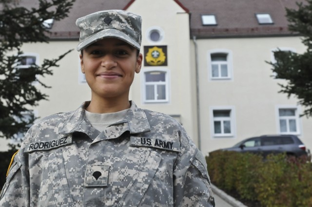The literary adventures of Spc. Cynthia A. Rodriguez