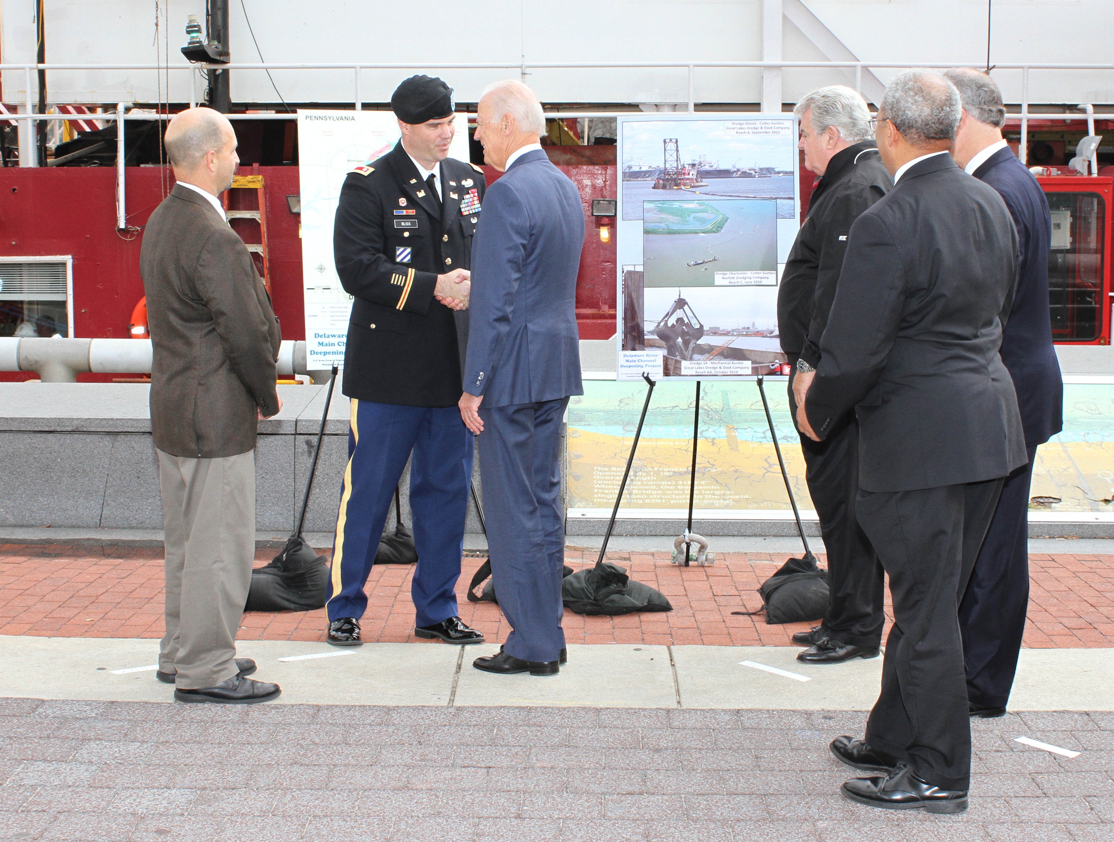 Biden, Congressional Members Tour Delaware River Deepening Project ...