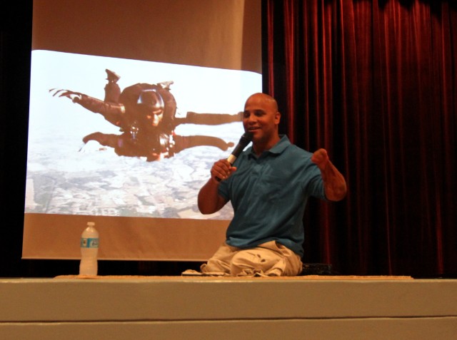 Wounded Warrior spreads message of resiliency