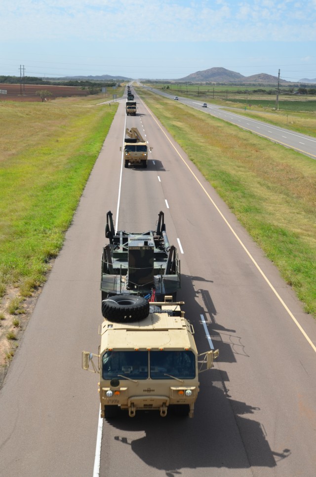 4-3 ADA Convoys to Altus Air Force Base