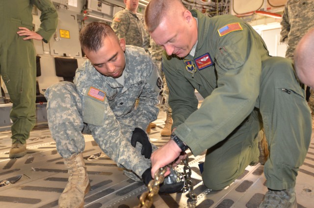 Army and Air Force Conduct Air Load Training