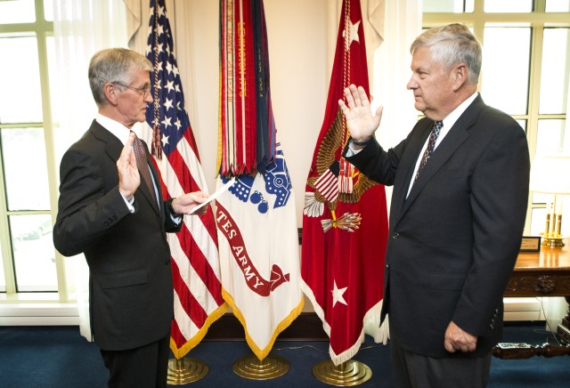 New Civilian Aide to the Secretary of the Army invested