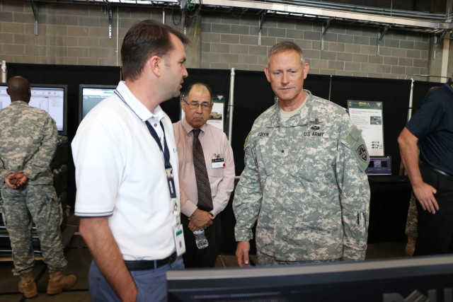 Leaders get a firsthand look at the modern operational network at NIE 15.1