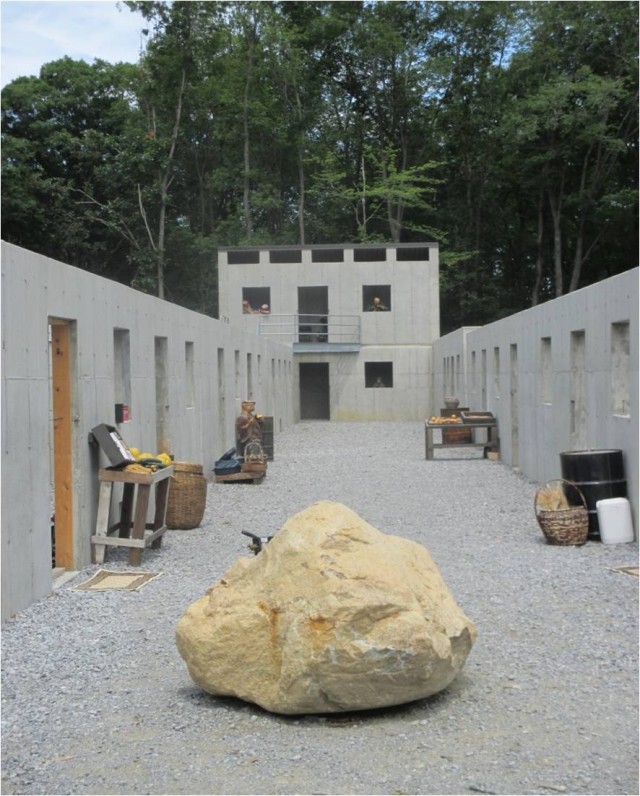 Simulated environment used to train Cadets on C-IED techniques