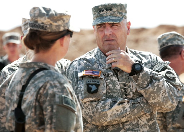 FORSCOM Commander visits Ft. Bliss and NIE