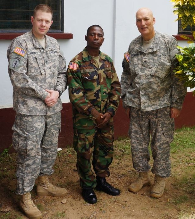 USARAF Command chaplain, chaplain assistant and AFL chaplain