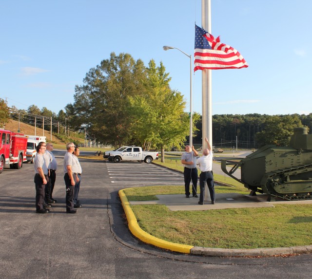 Fallen firefighters honored at Anniston Army Depot