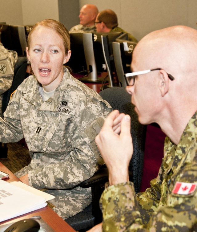 U.S. Army chaplains train with a force from the north