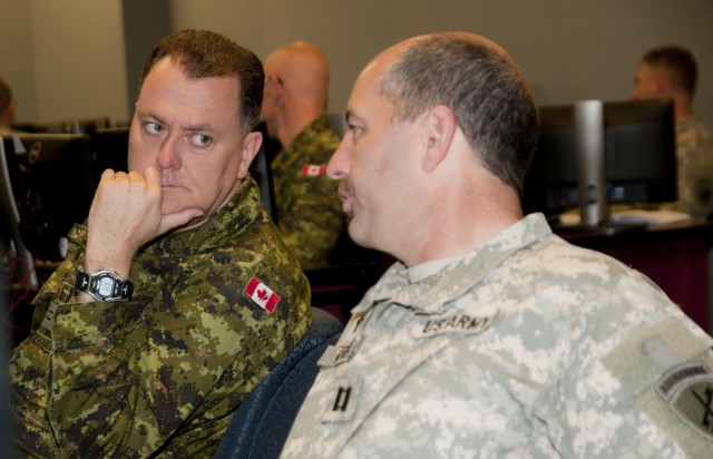 U.S. Army chaplains train with a force from the north