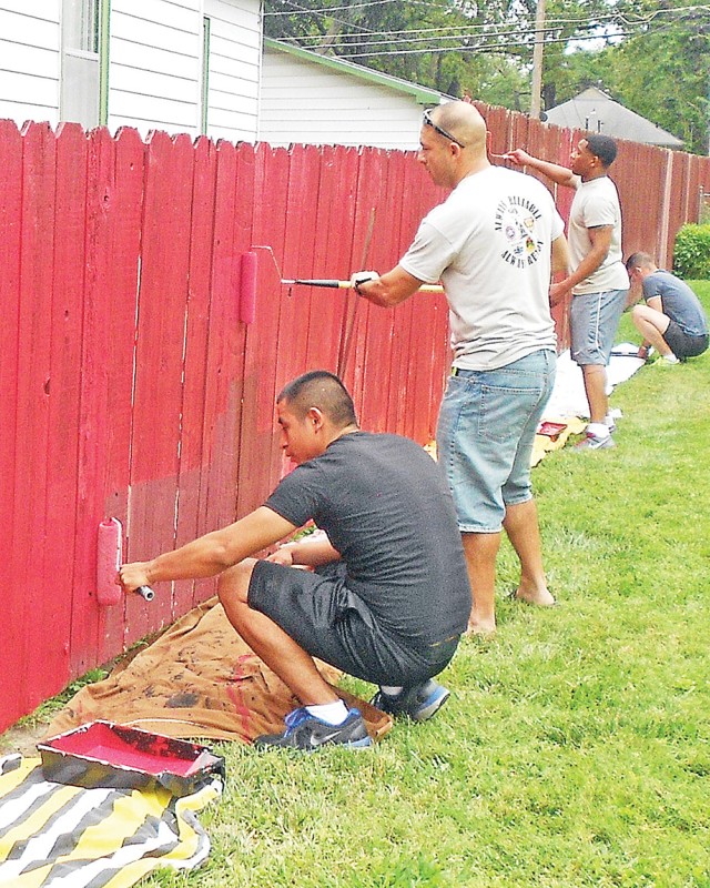 Fort Riley Soldiers lend hand in community