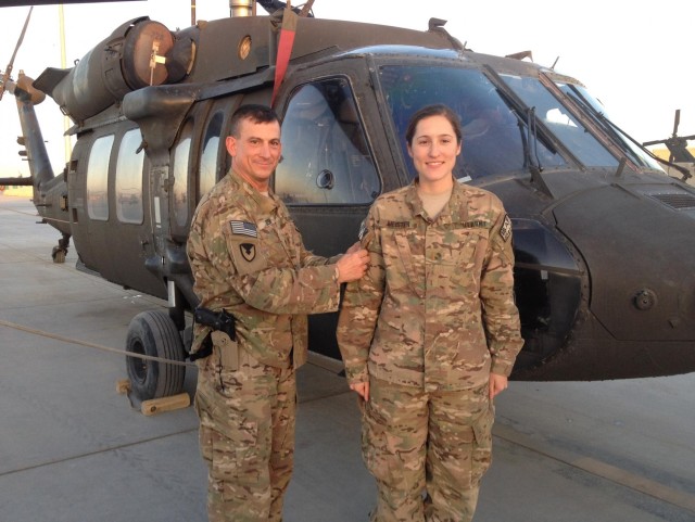 1100th TASMG DET 2 Soldiers receive AMC combat patch