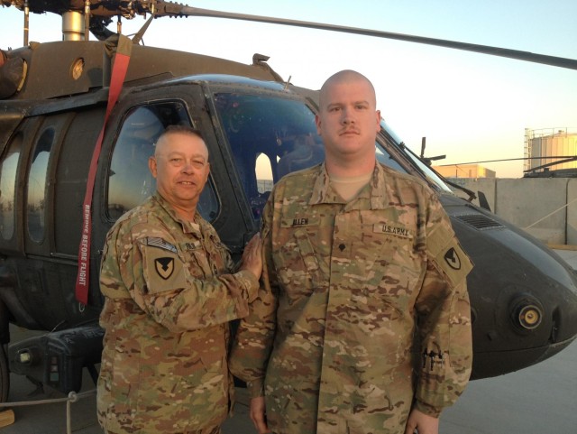 1100th TASMG DET 2 Soldiers receive AMC combat patch