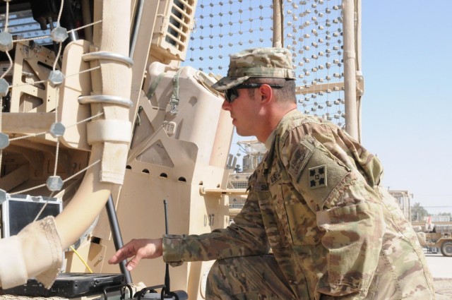 Red Warrior NCO honored for being top CREW specialist in battalion