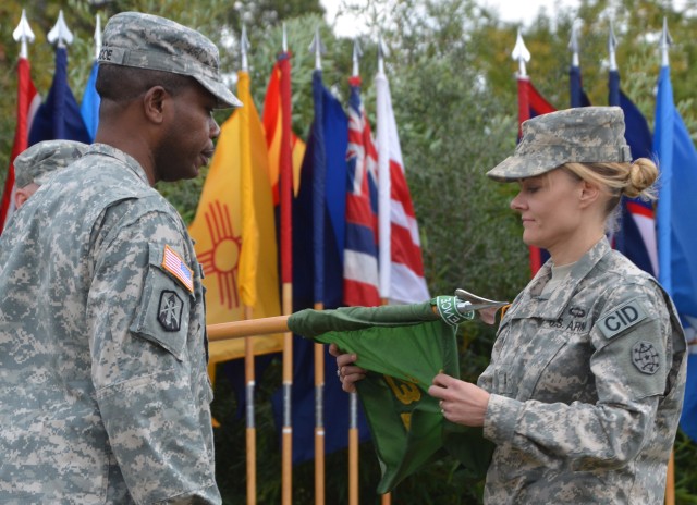 Guidon unveiled during CID activation ceremony