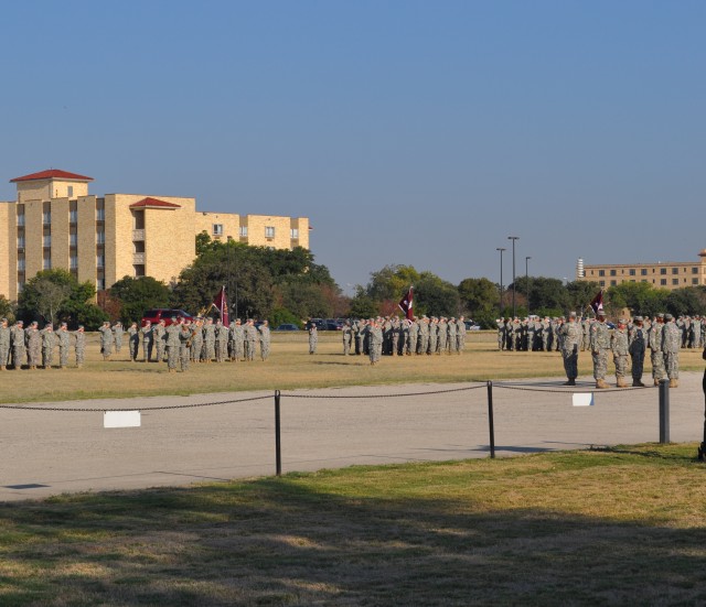 MEDCOM Sergeants Major Pay Tribute at CSM Change of Responsibility