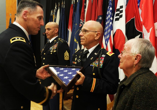 Last continuously serving draftee retires after 42 years of service