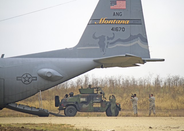 Army, Air Force validate new landing strip at Fort Riley