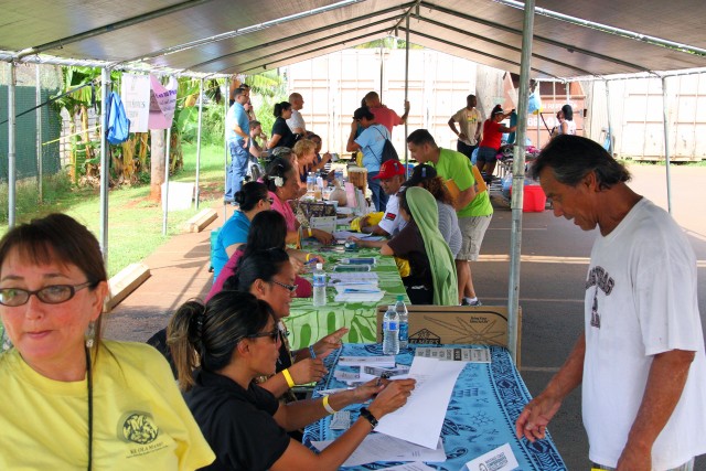 Volunteers come out to support Hawaii's homeless Veterans