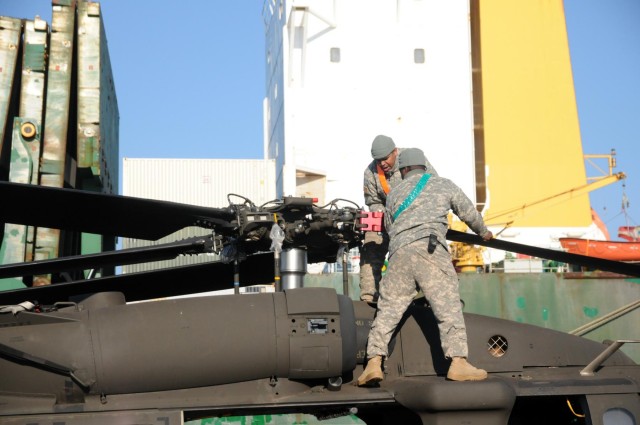 Shipping US Army equipment for Orient Shield 14, a huge undertaking