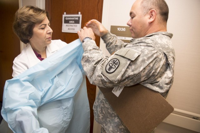 Rader clinic staff rehearses for Ebola virus disease