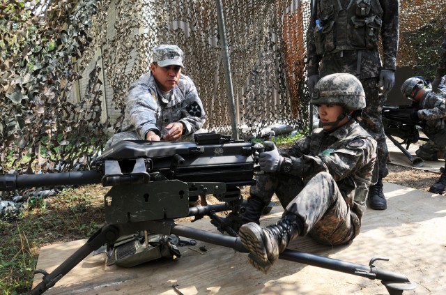 First female South Korean soldiers earn coveted Expert Infantryman Badge