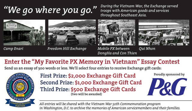 Exchange Essay Contest Highlights PX Memories in Vietnam