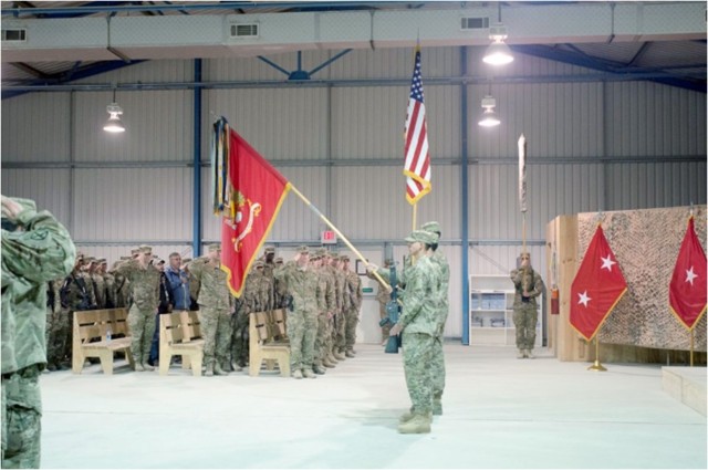 ADA Soldiers Honor the Colors 