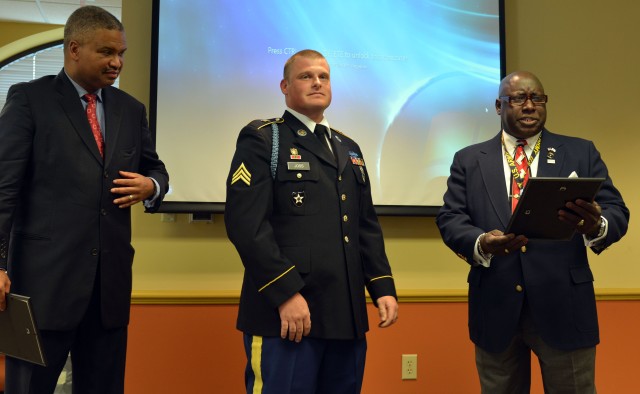 Sgt. Joss talks sacrifice during Veteran's Day Ceremony