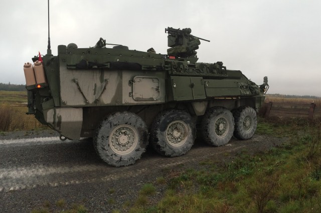 Dragon Soldiers hold Stryker NBCRV live fire exercise