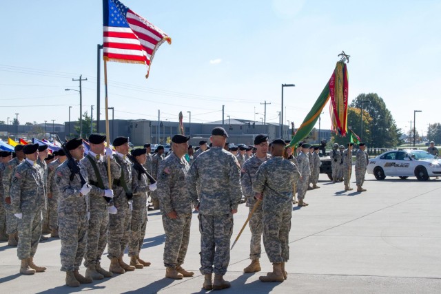 Fort Campbell MPs hold change of responsibility ceremony