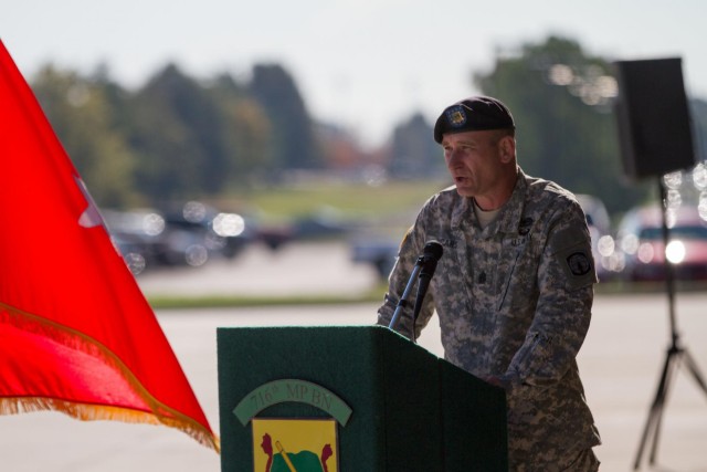 Fort Campbell MPs hold change of responsibility ceremony