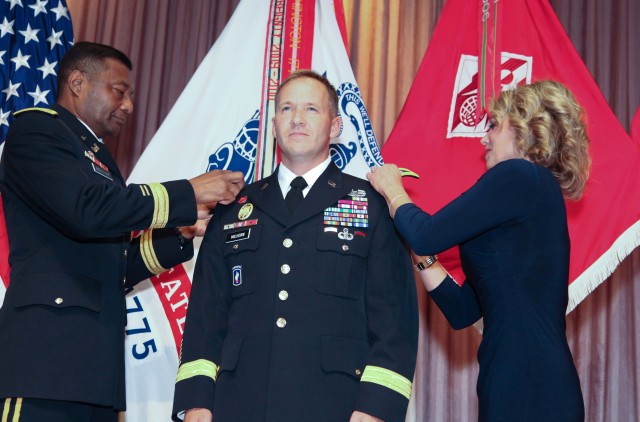 Army general's frocking ceremony