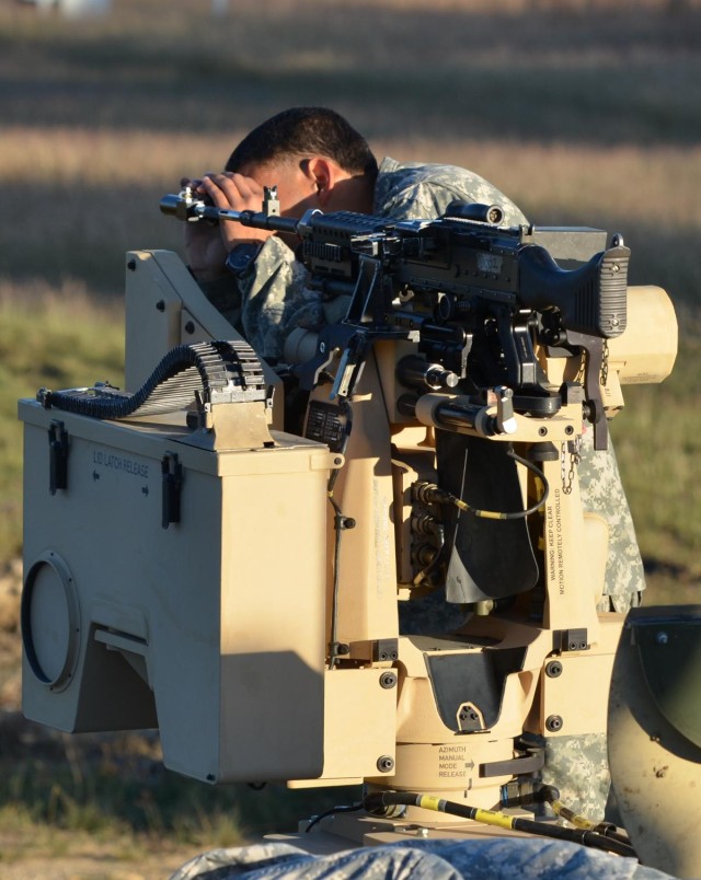 Soldier sights in CROWS