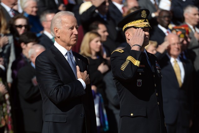 Unbroken Line of Vets Keeps America Free, Biden Says