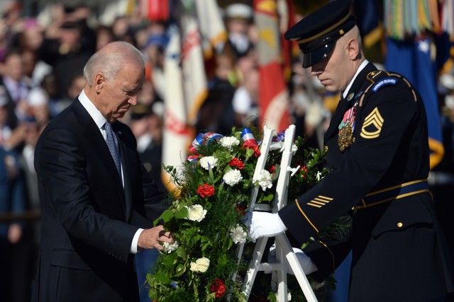 Unbroken Line of Vets Keeps America Free, Biden Says