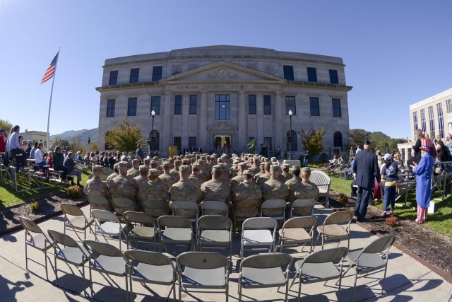 NCNG Soldiers welcomed home with parade and ceremony