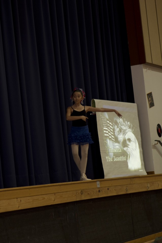 Interpretive dance dedicated to the Veterans of USAG Ansbach