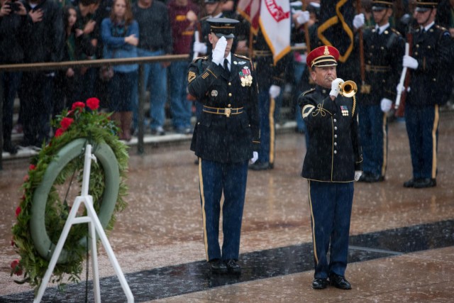 Princess Anne makes official visit to Arlington National Cemetery